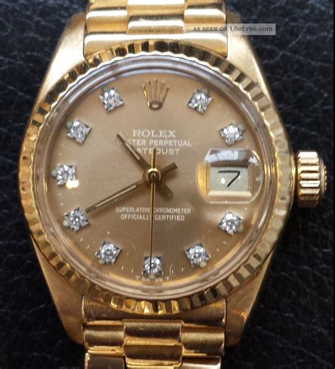 rolex damenuhr schwarz gold|damen Rolex mit diamanten.